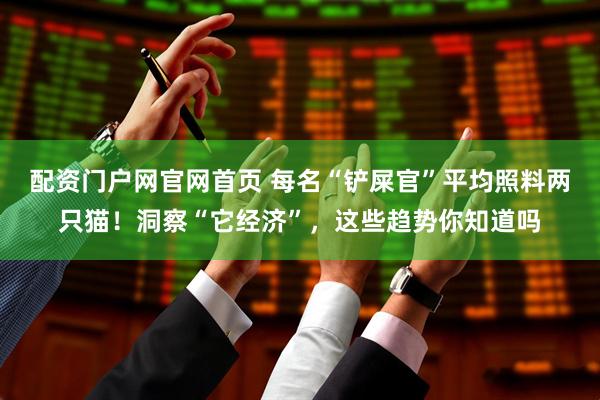 配资门户网官网首页 每名“铲屎官”平均照料两只猫！洞察“它经济”，这些趋势你知道吗