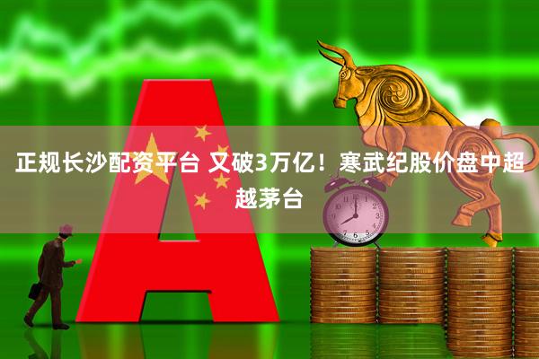 正规长沙配资平台 又破3万亿！寒武纪股价盘中超越茅台
